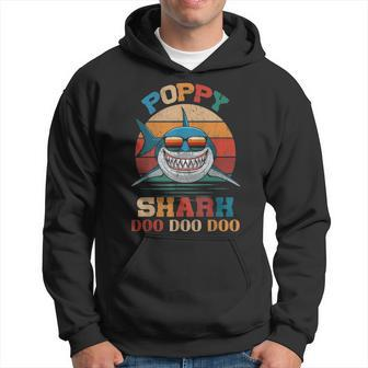 Poppy Shark Doo Doo Doo Fathers Day Gift Hoodie - Seseable