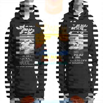 Poppy The Man The Myth The Legend Retro Grandpa Gift For Mens Hoodie | Mazezy
