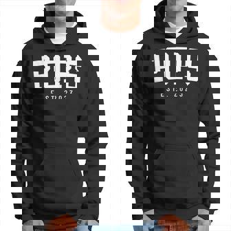 Pops Est 2023 Pops To Be Gifts New Pops Fathers Day Hoodie | Mazezy