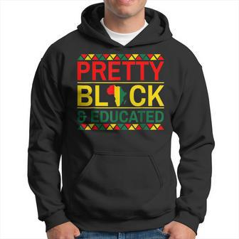 Pretty Black And Educated African Women Black History Month V2 Hoodie - Seseable