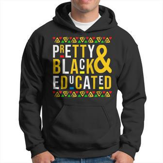 Pretty Black And Educated African Women Black History Month V7 Hoodie - Seseable
