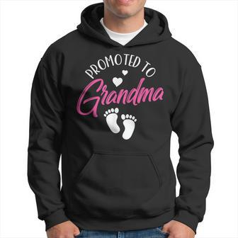 Promoted To Grandma First Time Grandparent Pregnant Cute Hoodie | Mazezy