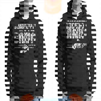 Promoted To Grandpa Est 2019 Shirt First Time New Father Day Hoodie | Mazezy