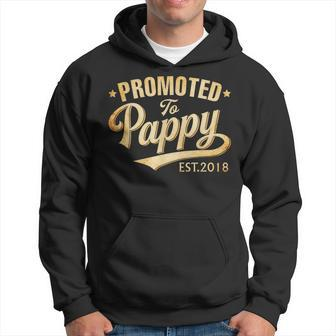 Promoted To Pappy Est 2018 New Grandpa Hoodie | Mazezy