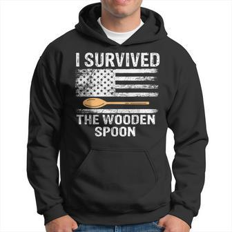Proud Adult Spoon Survivor I Survived The Wooden Spoon Hoodie | Mazezy