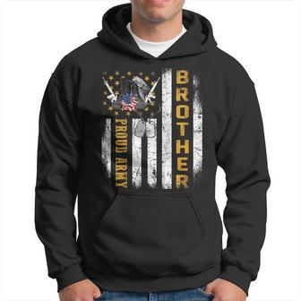 Proud Army Brother Military Pride Shirt Gift Veteran Day Hoodie | Mazezy
