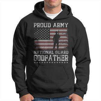 Proud Army National Guard Godfather Us Military Gift Gift For Mens Hoodie | Mazezy