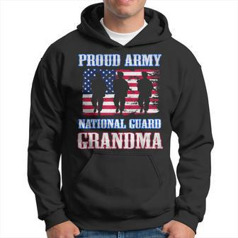 Proud Army National Guard Grandma Usa Veteran Military Hoodie | Mazezy