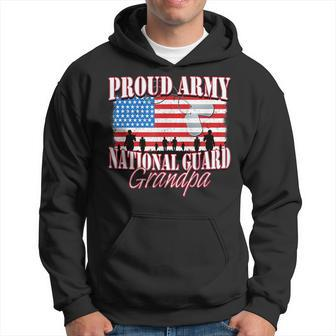 Proud Army National Guard Grandpa Grandparents Day Hoodie - Seseable