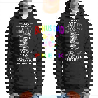 Proud Bonus Dad Of A Class Of 2023 Prek Graduate Unicorn Hoodie | Mazezy