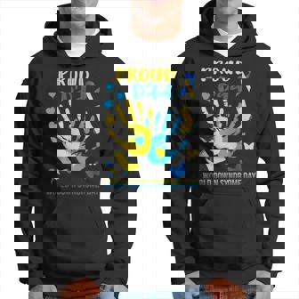 Proud Dad Down Syndrome Awareness T21 Hoodie | Mazezy