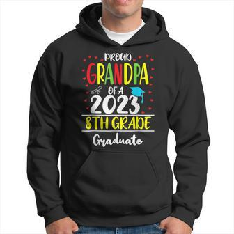 Proud Grandpa Of A Class Of 2023 8Th Grade Graduation Gift Hoodie | Mazezy