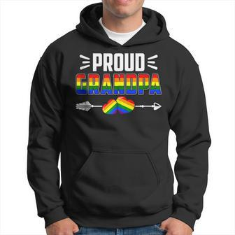 Proud Lgbt Grandpa Gay Papa Lgbtq Pride Month Fathers Day Hoodie - Thegiftio UK