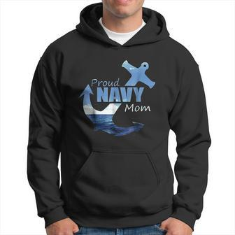 Proud Navy Mom Best Mother For Coming Home Men Hoodie - Thegiftio UK
