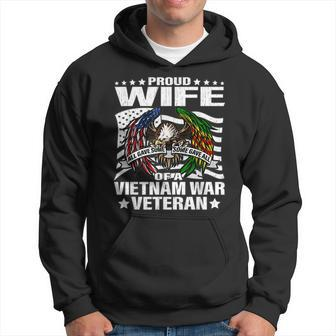 Proud Wife Of Vietnam Veteran All Gave Some Some Gave All Men Hoodie Graphic Print Hooded Sweatshirt - Seseable
