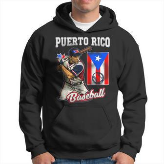 Puerto Rico Baseball Pr Boricua Player Hoodie | Mazezy