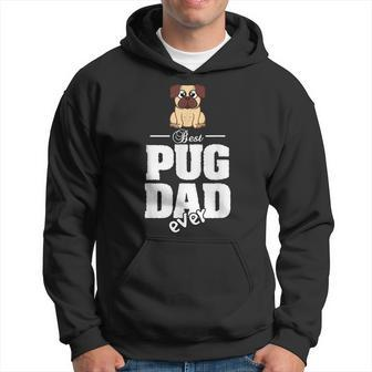 Pug T Best Pug Dad Ever Gift For Mens Hoodie | Mazezy
