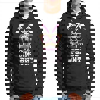 Pugs Bunny Happy Easter Puggy Pug Lover Easter Bunny Dog Hoodie | Mazezy