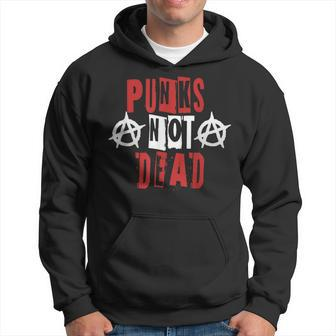Punks Not Dead Oi Punk Rock Oi-Punk Men Hoodie Graphic Print Hooded Sweatshirt - Seseable