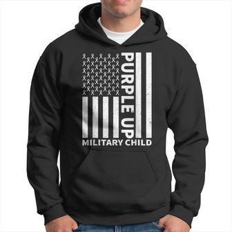 Purple Up For Military Child Military Kids Month Hoodie | Mazezy