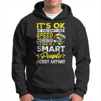 Puzzle Cube Smart People Hobby Speed Cubing Math Clothing Hoodie - Seseable