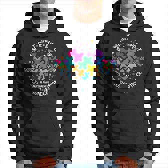 Puzzle Piece Heart Respect Love Support Autism Awareness Hoodie | Mazezy