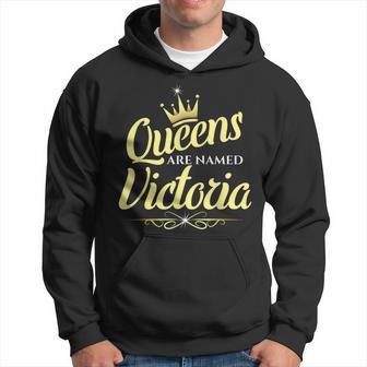 Queens Are Named Victoria Men Hoodie - Thegiftio UK