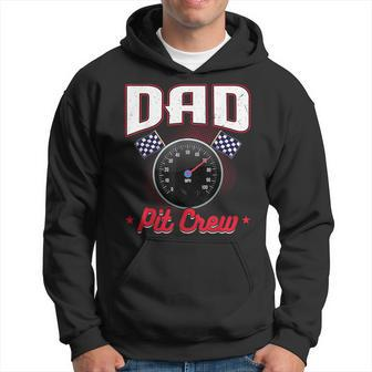Race Car Birthday Party Racing Family Dad Pit Crew V2 Men Hoodie Graphic Print Hooded Sweatshirt - Seseable