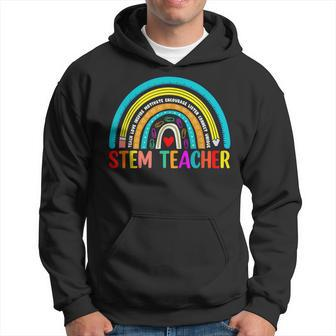 Rainbow Stem Teacher Men Women Teacher Student Men Hoodie - Thegiftio UK