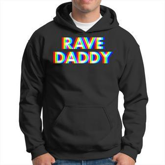 Rave Daddy - Glitch Optical Illusion Edm Festival Trippy Hoodie | Mazezy