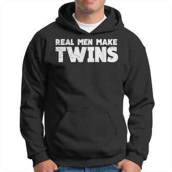 Real Men Make Twins | Twin Dad | Twin Dad To Be Hoodie - Thegiftio UK