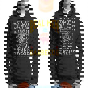 Real Men Smell Like Bbq Barbeque Funny Grilling Pitmaster Hoodie - Seseable