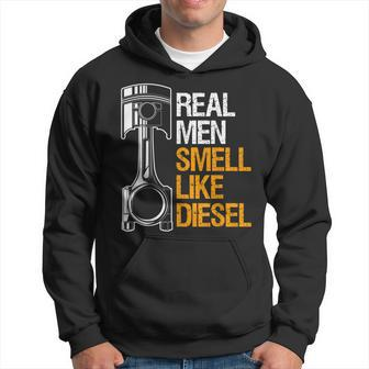 Real Men Smell Like Diesel Mechanic T Cars Lover Gift Hoodie | Mazezy