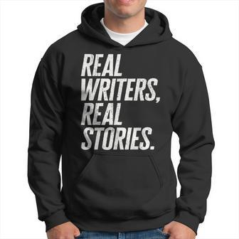Real Writers Real Stories Wga Writers Guild America Strike Hoodie | Mazezy