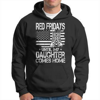 Red Fridays Until My Daughter Comes Home Military Hoodie | Mazezy AU