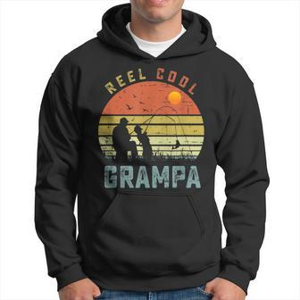 Reel Cool Grampa Fathers Day Gift For Fishing Dad Hoodie | Mazezy