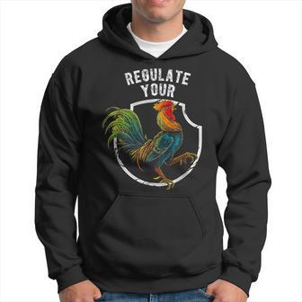 Regulate Your DIck Pro Choice Feminist Womens Rights Men Hoodie Graphic Print Hooded Sweatshirt - Seseable