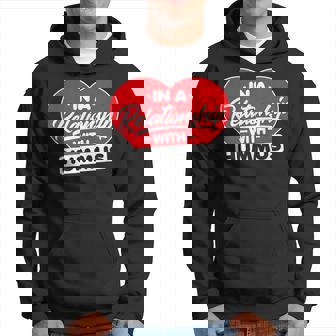 In A Relationship With Hummus Hummus Lover Men Hoodie - Thegiftio UK