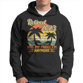 Retired 2023 I Worked My Whole Life Funny Retirement V3 Men Hoodie Graphic Print Hooded Sweatshirt - Seseable