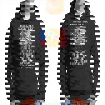 Retro Doodle Dad Cooler Regular Dad Usa Flag Fathers Day Hoodie - Thegiftio