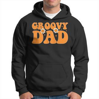 Retro Groovy Dad Matching Family 1St Birthday Party Hoodie | Mazezy UK