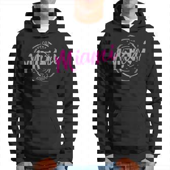 Retro Miami Florida 305 Area Code Miami City Souvenir Men Hoodie - Thegiftio