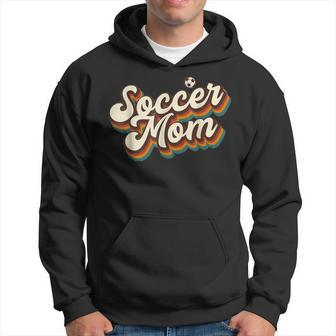 Retro Soccer Mom Graphic - Soccer Mom Hoodie | Mazezy
