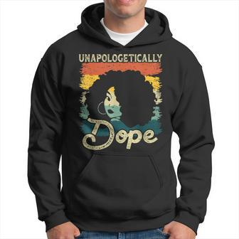 Retro Unapologetically Dope Black Afro History Junenth Hoodie - Seseable