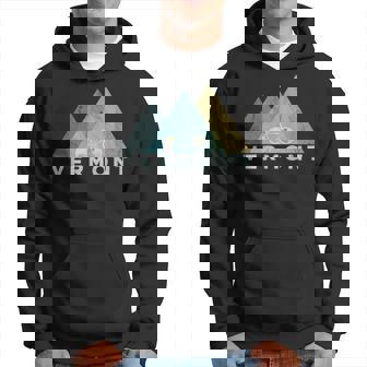 Retro Vermont Vintage Bike - Vermont Bicycle Men Hoodie Graphic Print Hooded Sweatshirt - Seseable