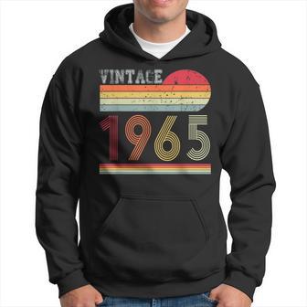 Retro Vintage 1965 Geburtstag Hoodie für Männer und Frauen - Seseable