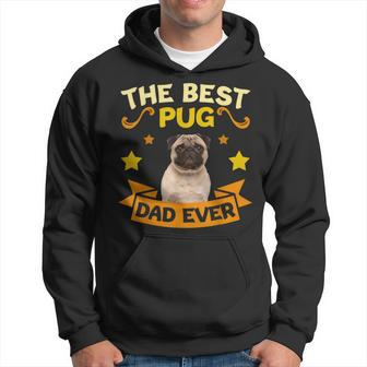 Retro Vintage Best Pug Dad Ever Fathers Day Gift Gift For Mens Hoodie