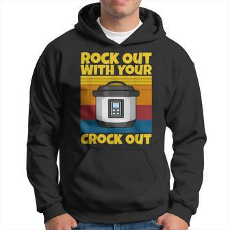 Rock Out With Your Crock Out Vintage Chef Food Hoodie | Mazezy AU