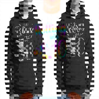 Rolling Into 10 Years Lets Roll Im Turning 1 Roller Skates Hoodie | Mazezy