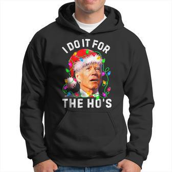 Santa Joe Biden Happy Easter Ugly Christmas V28 Men Hoodie Graphic Print Hooded Sweatshirt - Seseable